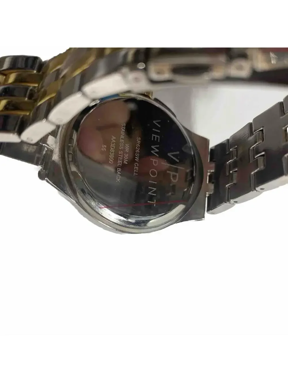 Viewpoint by Timex Men's Quartz Watch 42mm Alloy Case Mineral  *Battery Dead*